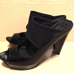 Donald J. Pliner fashion heels with mesh detail 9N